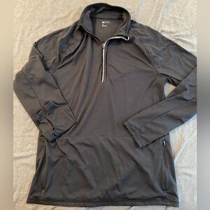 Black Zella Quarter Zip Pullover (Women’s size Small, loose fit)